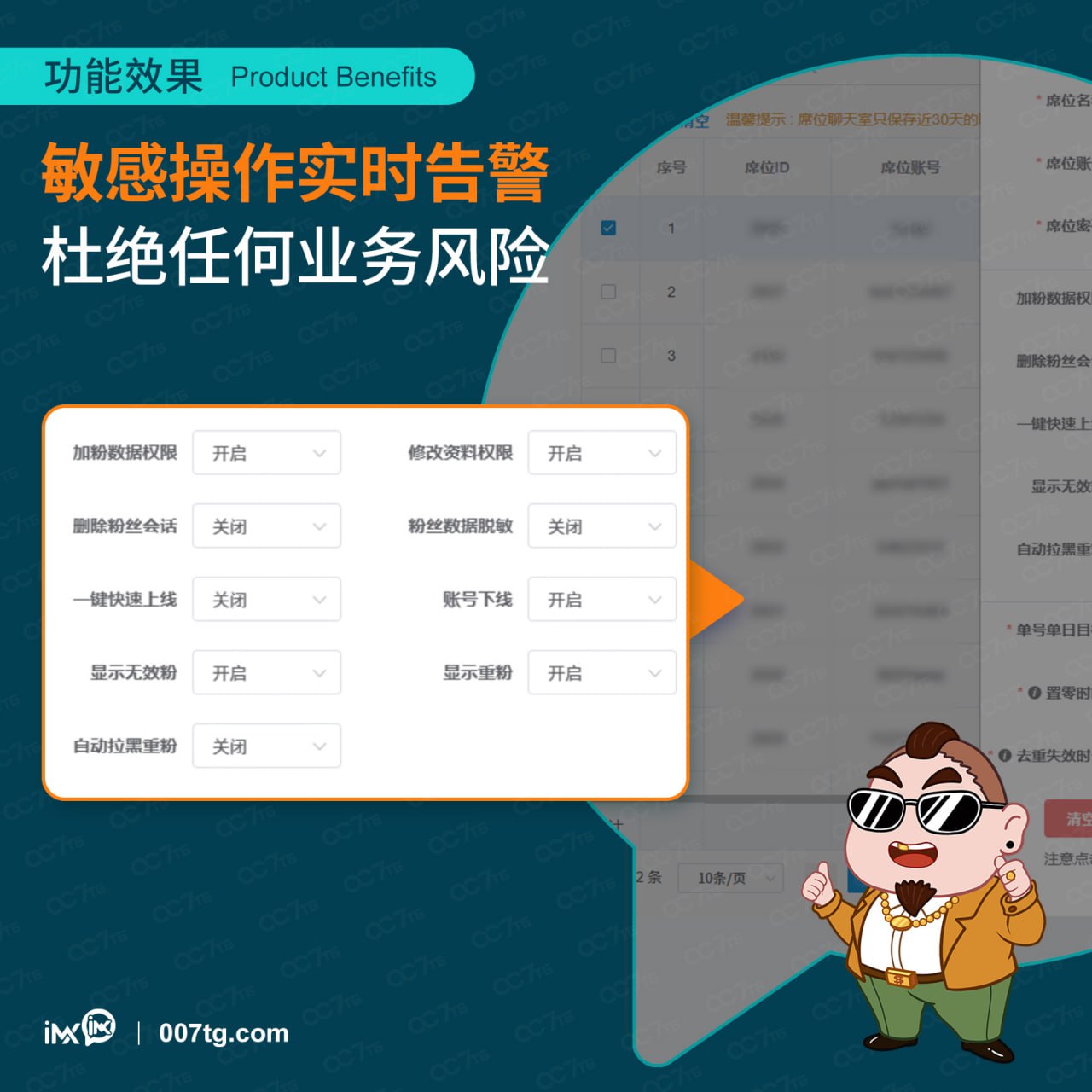 iMX功能效果 小米高管泄密事件警示!iMX-WS云控守护你的业务数据安全